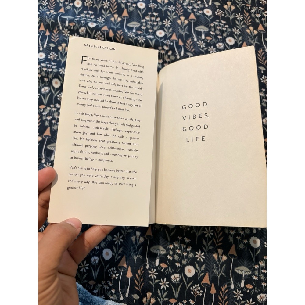 Good Vibes, Good Life Vex king Book Self Love A Transformation Book - Picture 4 of 5